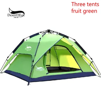 Desert&Fox Nou exploziv în aer liber, alpinism 3-4 dublu automat cort de camping corturi pentru a accelera de camping corturi 3.8 kg