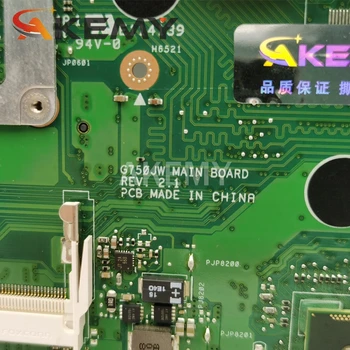 Akemy G750JX placa de baza I7-4700HQ CPU Pentru ASUS G750JX G750J laptop placa de baza Testat de Sprijin GTX770M /3GB placa grafica
