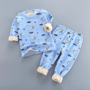 Copii Pijamale Pentru Baieti Fete Striate PIJAMALE Îmbrăcăminte Set Cu Complet Maneca Top si Pantaloni Copii Moale de Toamnă Pijamale Pijamale