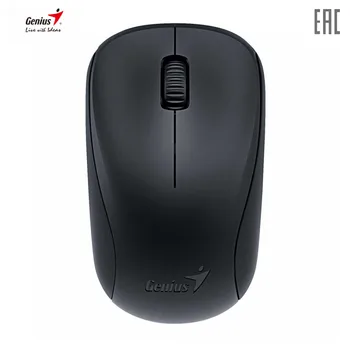 Mouse-ul Genius 31030109100 Periferice wireless gaming mouse mouse-uri pentru un laptop PC NX-7000 black G5 Cuier 2.4 GHz wireless BlueEye 1200 dpi 1xAA