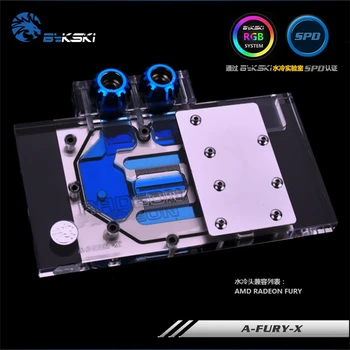 Bykski O-FURY-X GPU Bloc de Răcire cu Apă pentru AMD Radeon R9 Fury X
