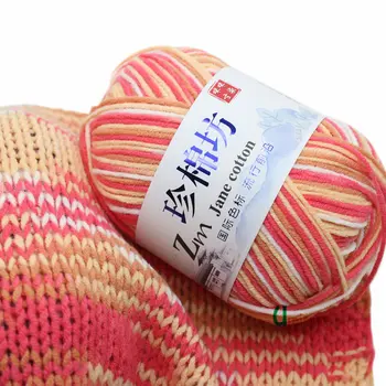 36pcs garen lana fire de croșetat de tricotat de mână Tampon de Bumbac Vopsit în Amestec Mix Colorat Sugera Ac 3mm