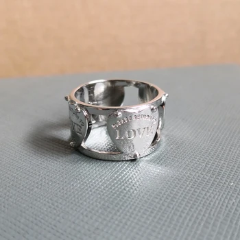 Argint 925 clasic de moda dragoste de argint în formă de inimă doamnelor inel bijuterii cadou de vacanță