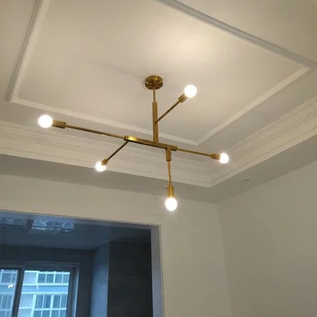 Pandantiv cu LED-uri Candelabru Pentru Camera de zi Dormitor Acasă Industriale Lumina Candelabru Modern Loft Candelabru Tavan Lampa Iluminat