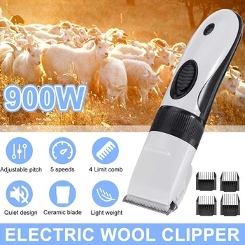 5Gears Electric Sheep Pet Hair Clipper Forfecare Kit de Forfecare Lână de Capră de Tăiat Foarfece de Păr Animal de Companie Forfecare Consumabile Mașină de Tăiat