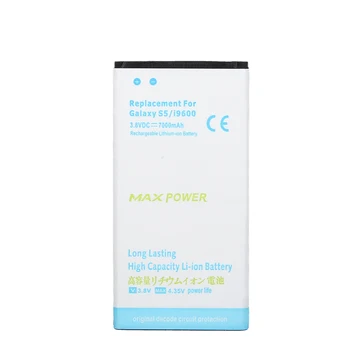 Reală Capacitate de 7000mAh Baterie de Înaltă Calitate Pentru Samsung Galaxy S5 S 5 GT i9600 SM G900F G900FD Bateria + Aurul Înapoi Caz Acoperire