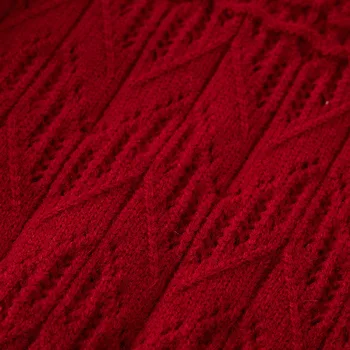 Fetelor Roșu Solid de Culoare pentru Copii Pulovere Tricotate pentru Primavara si Toamna Mici pentru Copii Tricou de Calitate