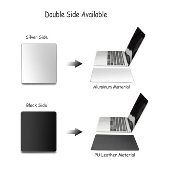 MRG Nou ultra-subțire și elegant, non-alunecare de Metal Aluminiu Mouse pad rezistent la apa Rapid si Precis de Control pentru Office Acasă joc