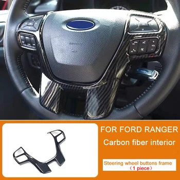 Autovehicul cu volan pe stânga decoratiuni Interioare auto accesorii de înaltă calitate ABS plastic, fibra de carbon decoratiuni pentru ford ranger-2019
