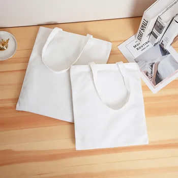 Personalizat Canvas Tote Bag design DIY geantă de mână Imagine Fotografie de Text Print - Refolosibile din Bumbac Geantă de Cumpărături - Personalizate-Personalizate Sac