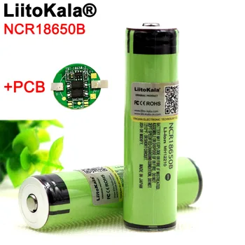 Liitokala Nou Original Protejat baterie Reîncărcabilă 18650 NCR18650B cu PCB 3400mah 3.7 V Pentru baterii