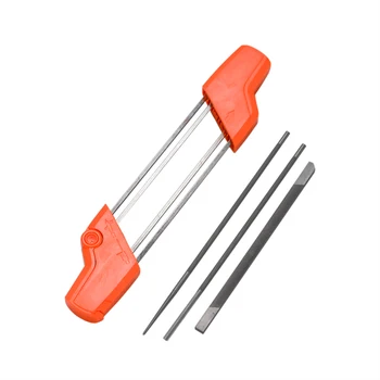 Orange 2 IN 1 13/64 5.2 mm lanț de Lanț Chain Sharpener Rapid de Fișiere Văzut Ascutit Kit Pentru Stihl 3/8P .404 Inch Accesoriu Instrument
