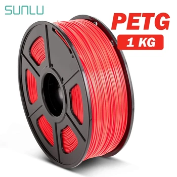 PETG 3D cu Filament de 1.75 mm 1KG 2.2 lb PETG Imprimantă 3D cu Filament Dimensională, Precizie de +/- 0,02 mm Transluciditate PETG cu Filament