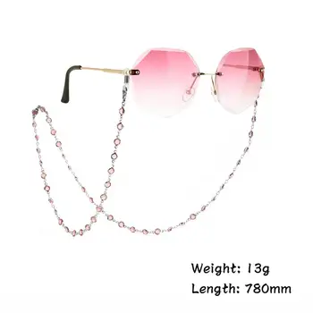 Skyrim Cristal Margele Lanț pentru Masca Șnur de Moda pentru Femei Ochelari de Lanțuri de ochelari de Soare Frânghie de Gât Suport Ochelari Accesorii Cadou