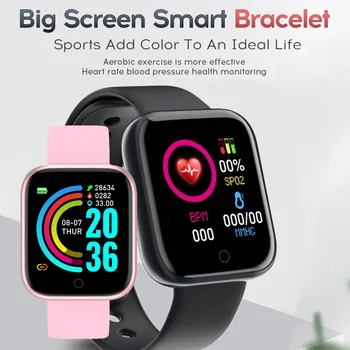 Y68 Bărbați Femei Bluetooth Smartwatch 2020 Fitness Tracker Ceas Sport D20 Heart Rate Monitor Tensiunii Arteriale Inteligent Bretele Ceasuri