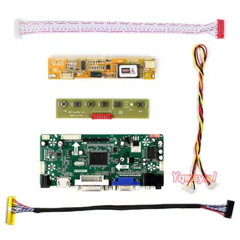 Yqwsyxl Control Board Monitor Kit pentru LTN154AT10 HDMI + DVI + VGA LCD ecran cu LED-uri Controler de Bord Driver