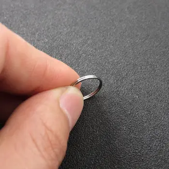 1000pcs 0,7 mm*14 mm din Oțel Inoxidabil Inele de Salt Dublu Bucle Split Inele Bijuterii DIY Accesorii