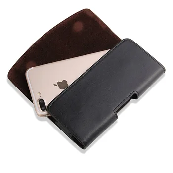 Telefon Universal cazul de Lux slim Hip Belt Clip Cover mobile sac Toc Negru Exfoliant de Piele Pentru huawei honor 10 Cover Pentru iPhone