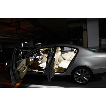 7pcs Masina cu LED-uri de Iluminat Interior Kit Fața Harta Becuri Auto becuri cu Led-uri plafoniera Pentru Peugeot 2008 3008 301 307 308 408 Accesorii