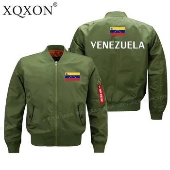 XQXON-Venezuela Design de Pavilion 2020 Stil Militar, Pilot de Bombardier Jacheta Barbati Jachete Paltoane de Sus J194