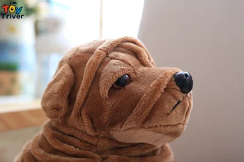 22cm Pluș bulldog shar pei câine Jucărie animal de pluș papusa pandantiv copii prieten cadou de ziua de nastere prezent masina acasa decor Triver