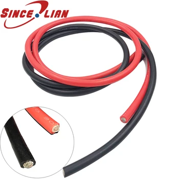 Original Cabluri gel de siliciu din Cauciuc Siliconic Moale de Sârmă de Cablu Roșu și Negru Flexibil 6 7 8 10 12 14 16 18 20 cabluri Electrice