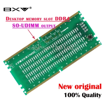 Transport gratuit Desktop Slot de Memorie DDR4 Card de Test AȘA-UDIMM Afară LED Tester Placa de baza de Reparații Tester DDR4
