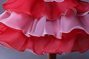 Cutestyles Rochii Rosii Pentru Fete Elegante Fetita Soare Rochii de Moda Rochii de Printesa Pentru Fete GD31115-22