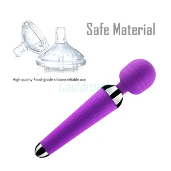 Bagheta magica Vibrator pentru Sex Femeie Produse AV Vibratoare USB Reîncărcabilă Jucarii Sexuale pentru Femei Vibratorul Clitoridian Feminin Masturbator