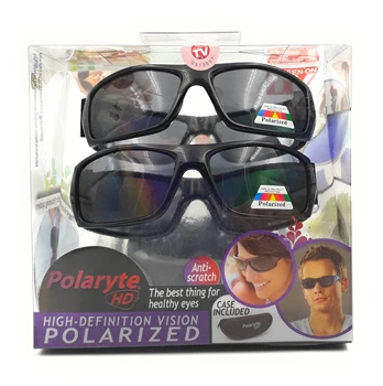 Billion vocal war Reducere Pachet de 2 Polaryte HD ochelari de soare de culoare negru cu  lumina lentile polarizate și de înaltă definiție viziune | Femei Ochelari -  Partyfashion.ro