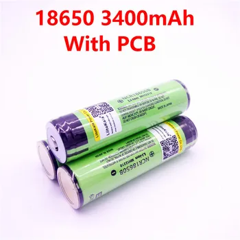 Liitokala original 18650 3400mAh baterie 3,7 V litiu-ion Rechargebale PCB protejate NCR18650B baterie