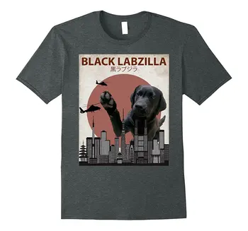 2019 Fierbinte de vânzare de Moda bumbac Negru Labzilla | Amuzant Labrador Retriever Laborator Dog T-Shirt, Tee shirt